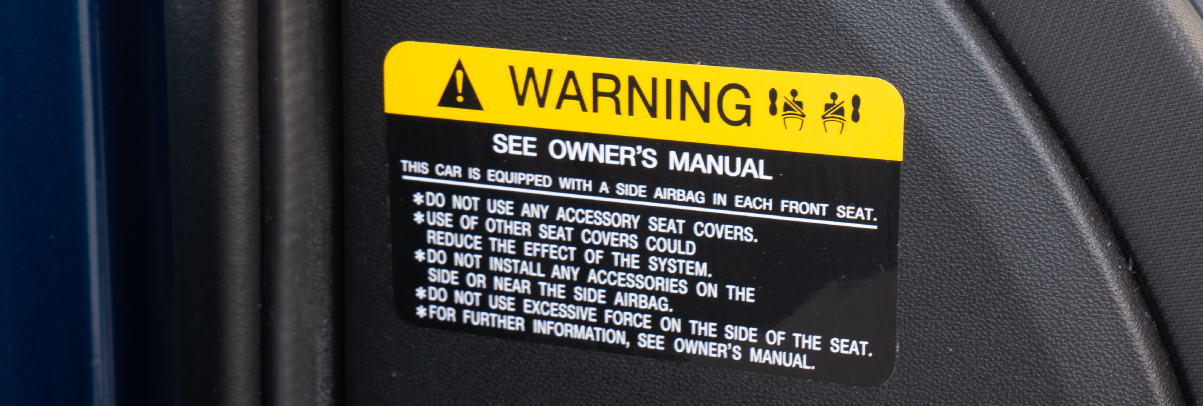 automotive warning labels