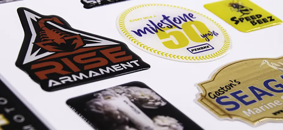 Dome labels
